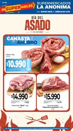 Vista previa La Anonima - Frescos válido desde el 08/10/2026
