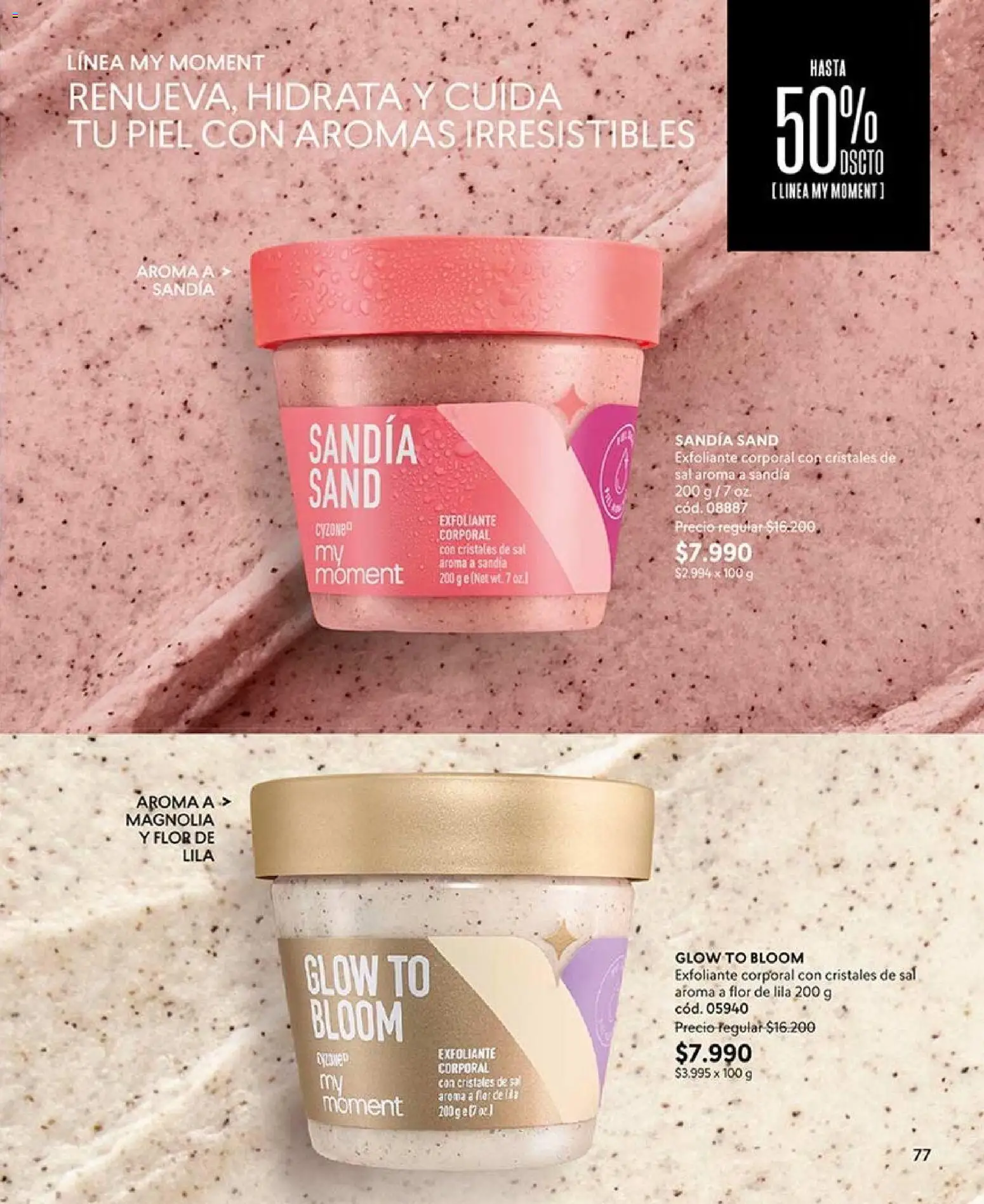 Catálogo CyZone Campaña 15 │ válido desde el 06.09.2026 | Página: 89 | Productos: Sal, Exfoliante corporal, Sandía