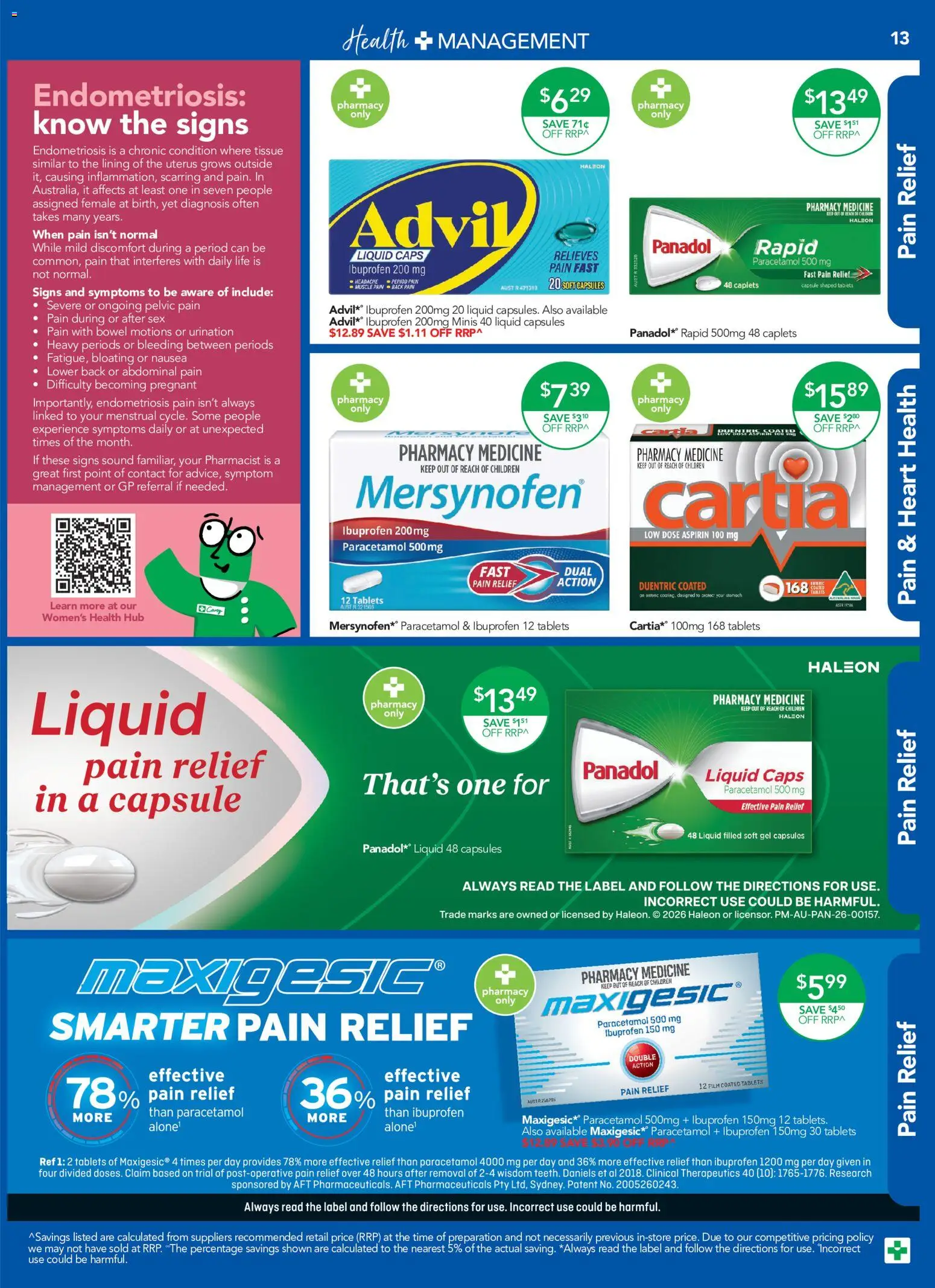 Terry White catalogue - valid from 01/10/2026 | Page: 13 | Products: Capsules, Tablets, Pain relief