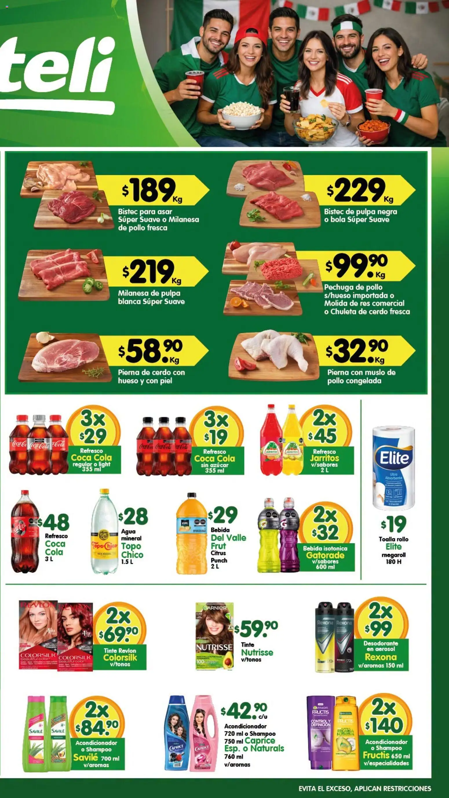 Nuevas ofertas de Arteli válidas en toda la República Mexicana desde el 10/07/2026. ¡Encuentra las mejores ofertas en Arteli folleto Express! | Página: 2 | Productos: Pollo, Refresco, Cerdo, Toalla