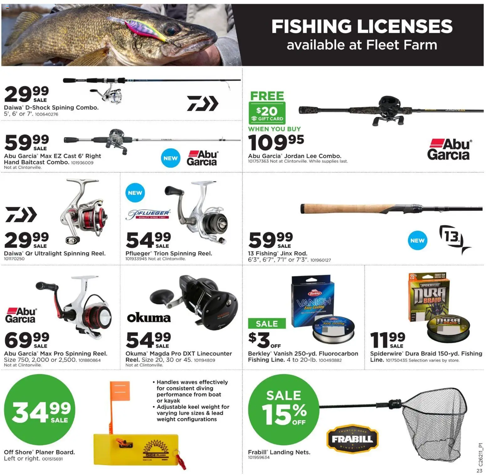 Mills Fleet Farm Weekly Ad - valid from 18.05.2026 | Page: 27 | Products: Lure, Kayak, Weight