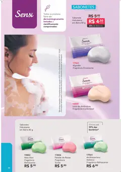 Jequiti - Revista 6/2026 - Pré-Visualização do folheto da loja Jequiti, válido de 23.04.2026 | Página: 84 | Produtos: Leite, Sabonete, Algodão, Amêndoas