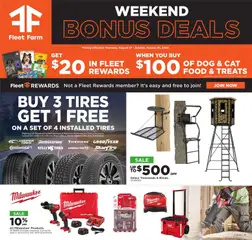 Preview of Mills Fleet Farm weekly ads valid from 08/27/2026