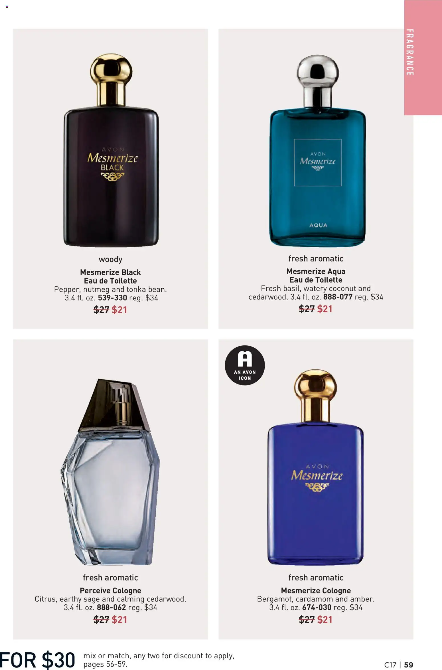 Avon Brochure - valid from 08/12/2026 | Page: 59 | Products: Fragrance, Eau de toilette, Cardamom, Coconut