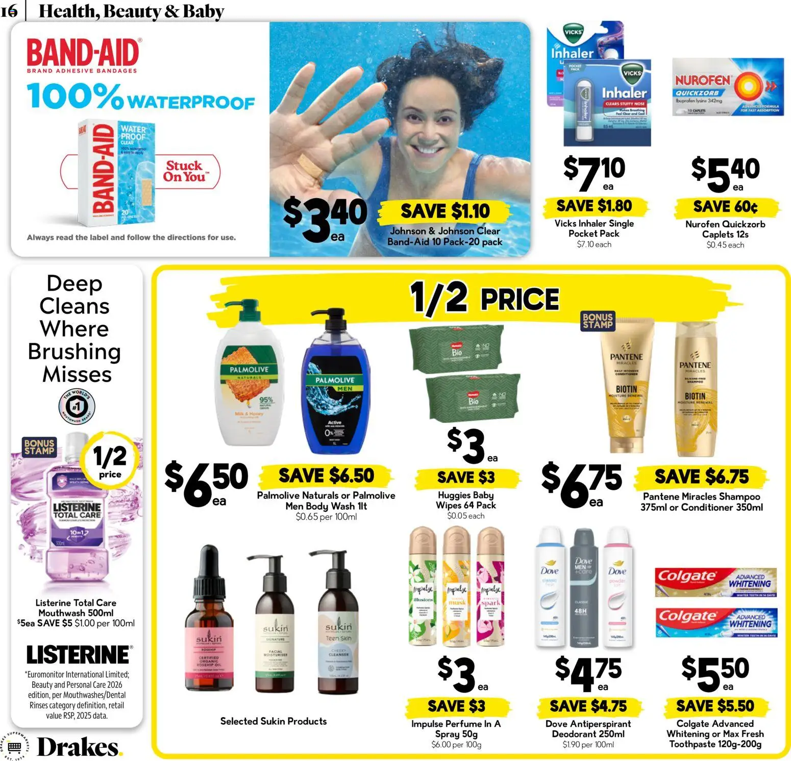 Drakes catalogue - valid from 12/08/2026 | Page: 16 | Products: Perfume, Listerine, Honey, Mouthwash