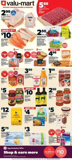 Preview of Valu Mart weekly flyer from shop Valu Mart valid from Aug 6, 2026