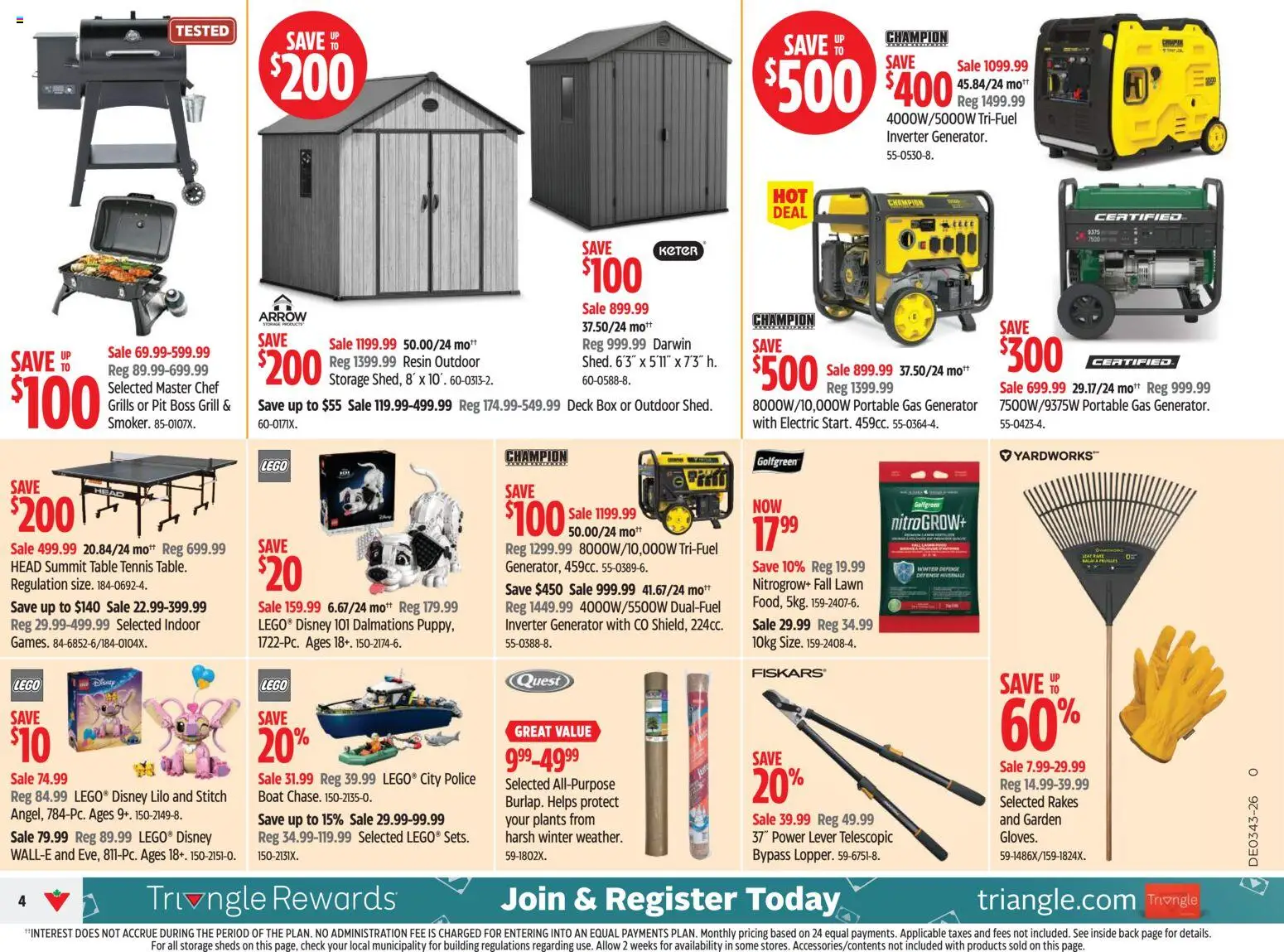 Canadian Tire flyer valid from Oct 22, 2026 | Page: 4