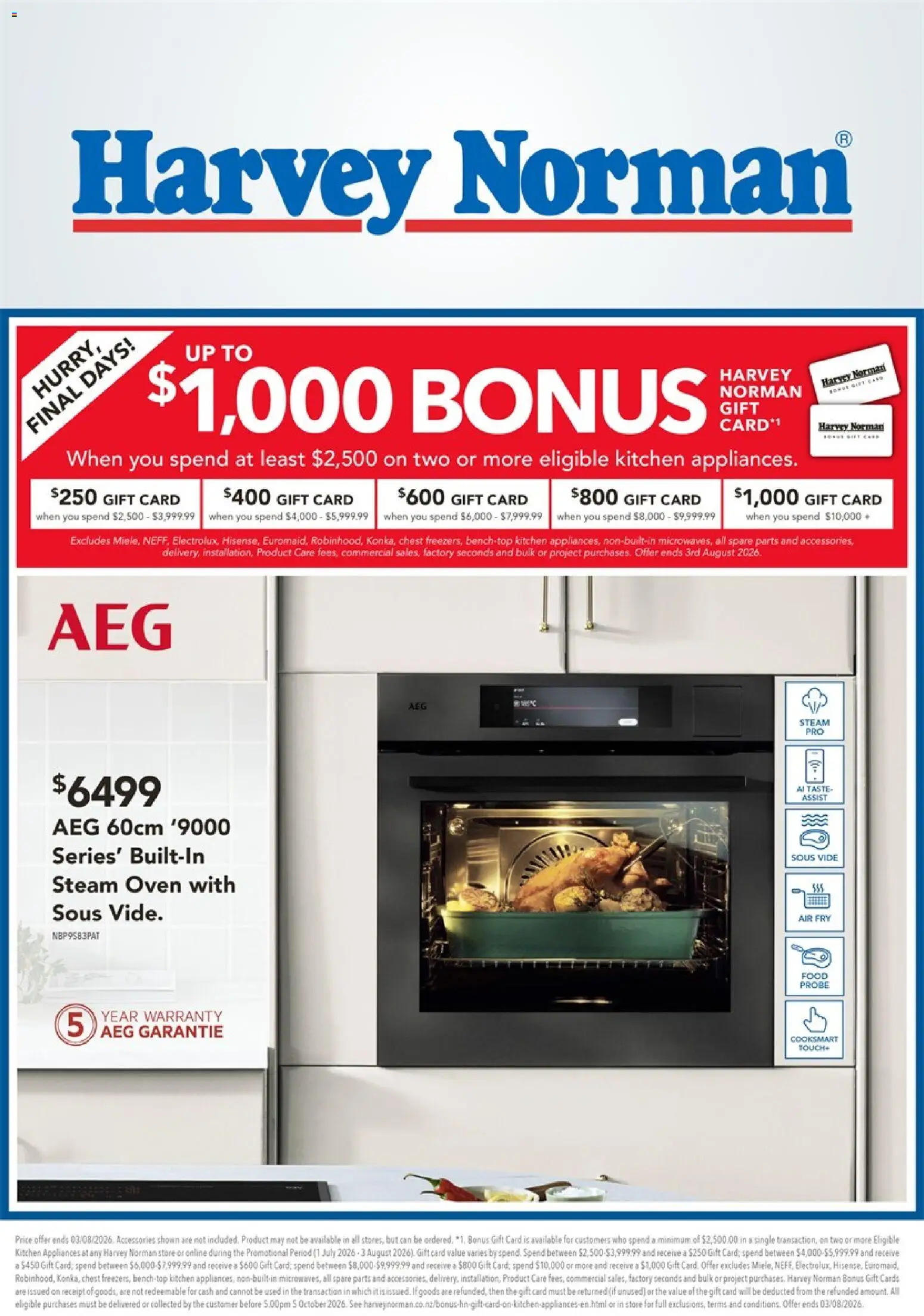 Harvey Norman catalogue from 30 Jul 2026 | Page: 1