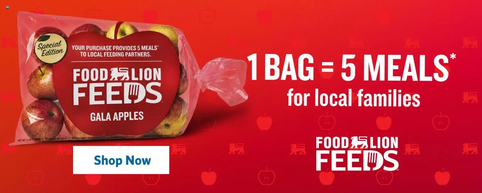 Food Lion Weekly Ad - valid from 09/30/2026 | Page: 7 | Products: Apples, Bag