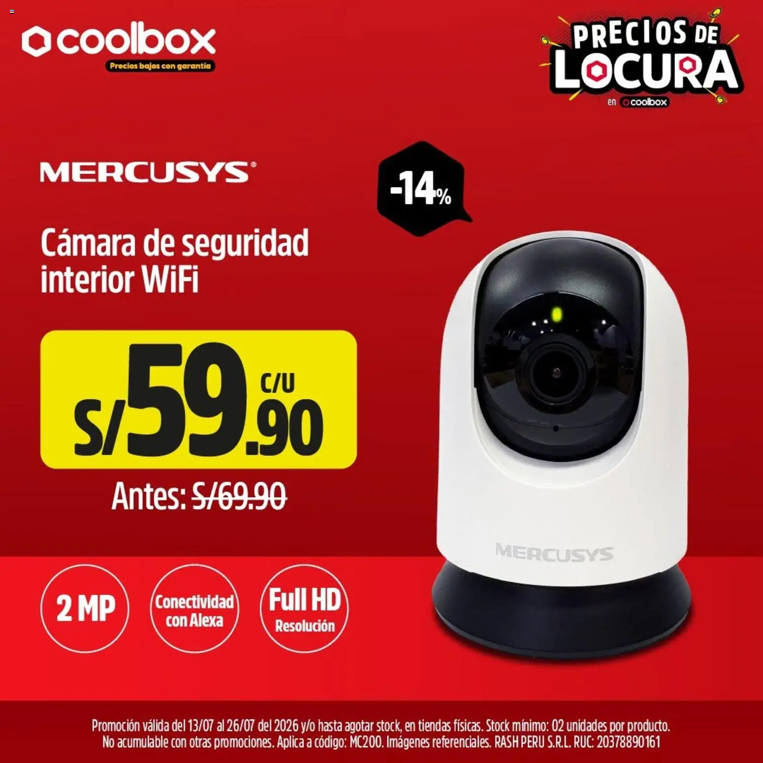 Catálogo Coolbox válido desde 13/07/2026 | Página: 3 | Productos: Cámara