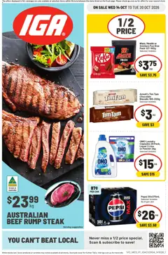 Preview of IGA catalogue - valid from 14/10/2026