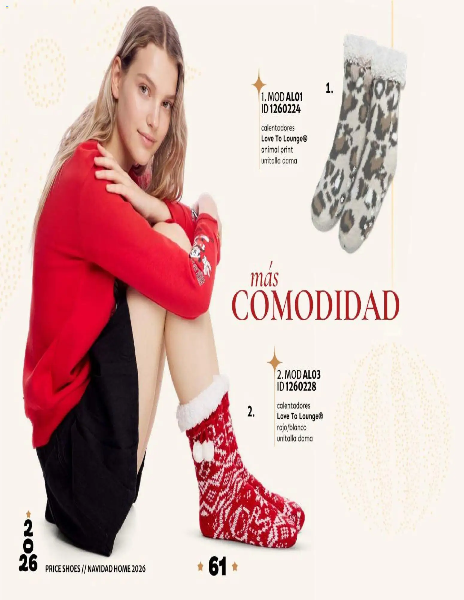 Nuevas ofertas de Price Shoes válidas en toda la República Mexicana desde el 15/10/2026. ¡Encuentra las mejores ofertas en Price Shoes catálogo Navidad Home! | Página: 62
