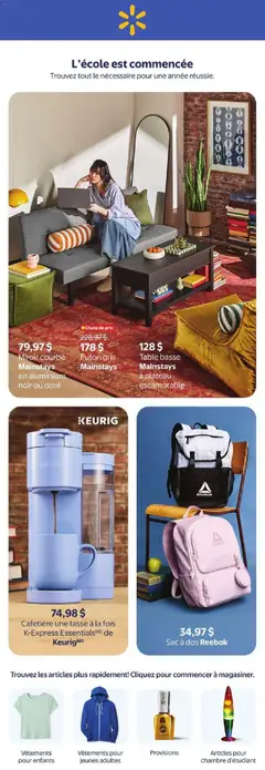 Preview of Walmart circulaire - L'école est commencée from shop Walmart valid from Jul 30, 2026