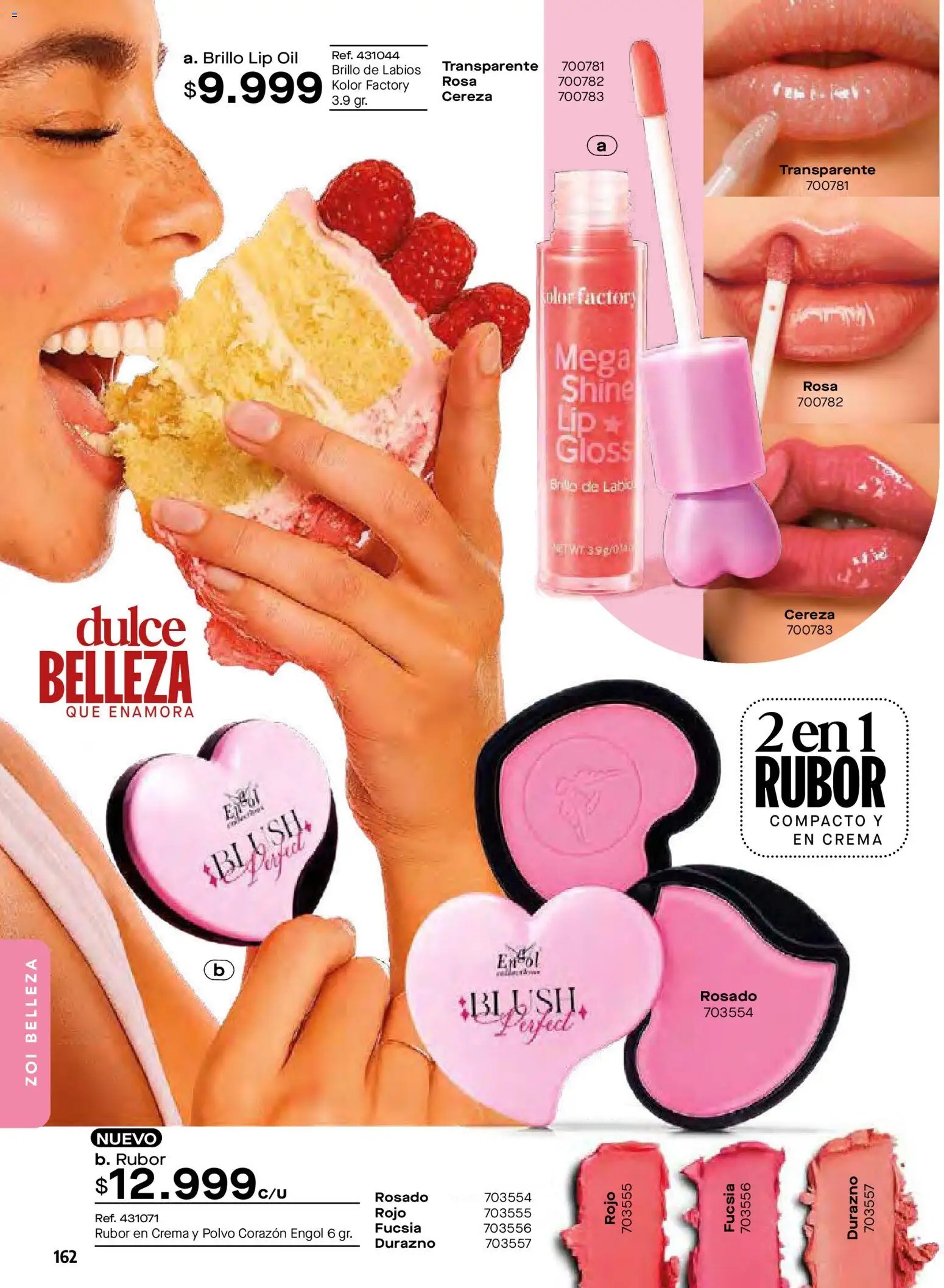 Pacifika revista - valida desde el 01.03.2026 | Página: 164 | Productos: Crema, Rubor, Polvo, Brillo de labios