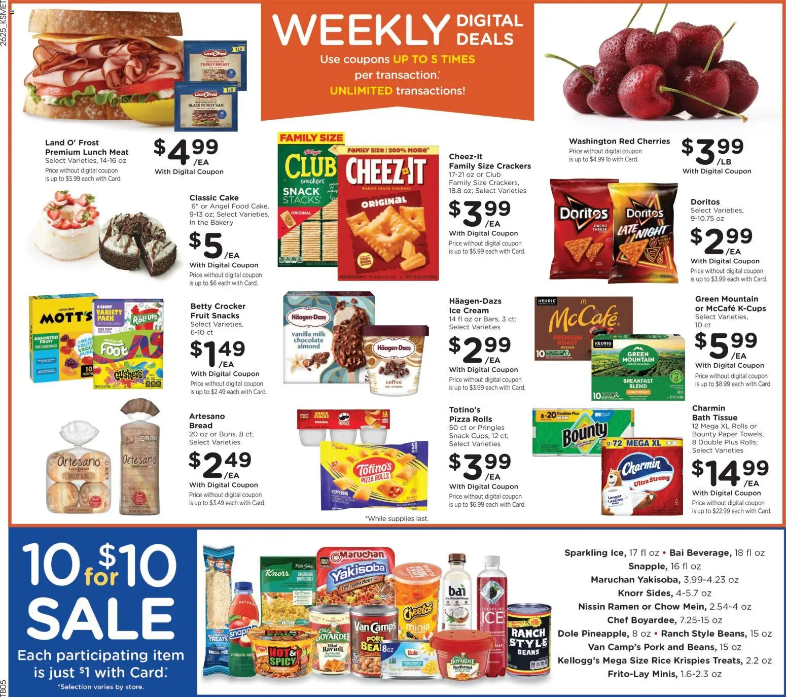 King Soopers Weekly Ad - valid from 07/22/2026 | Page: 3 | Products: Bakery, Bread, Coffee, Cream