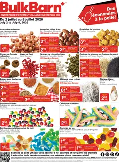 Preview of Bulk Barn weekly flyer / circulaire from shop Bulk Barn valid from Jul 2, 2026