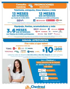 Vista previa de Chedraui folleto, nuevo folleto de la tienda, válido en México a partir del 20/07/2026 | Página: 11 | Productos: Monedero, Banco, Despensa, Té