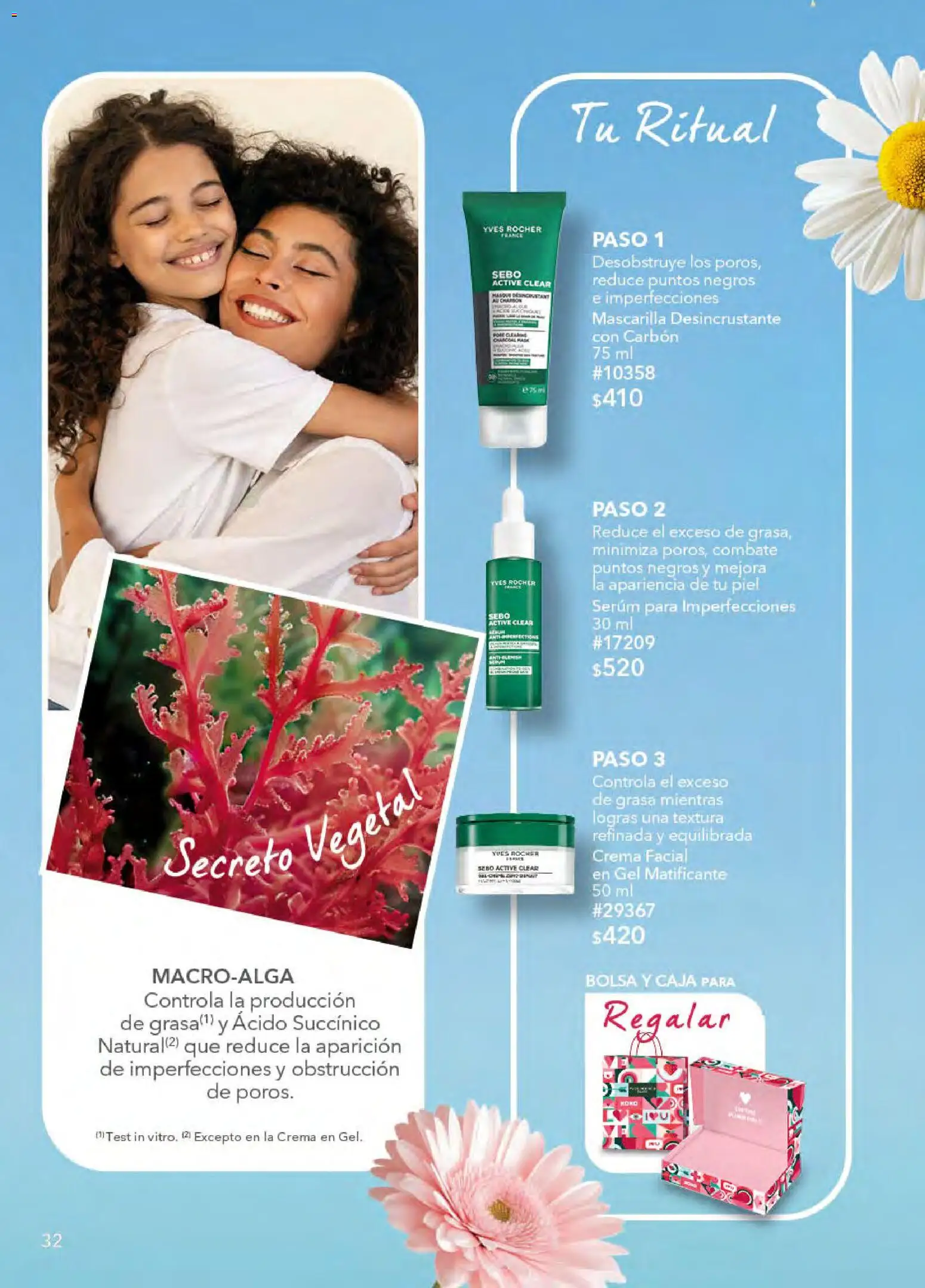 Nuevas ofertas de Yves Rocher válidas en toda la República Mexicana desde el 21.04.2026. ¡Encuentra las mejores ofertas en Yves Rocher campaña 6 2026! | Página: 32 | Productos: Serum, Bolsa, Caja, Mascarilla