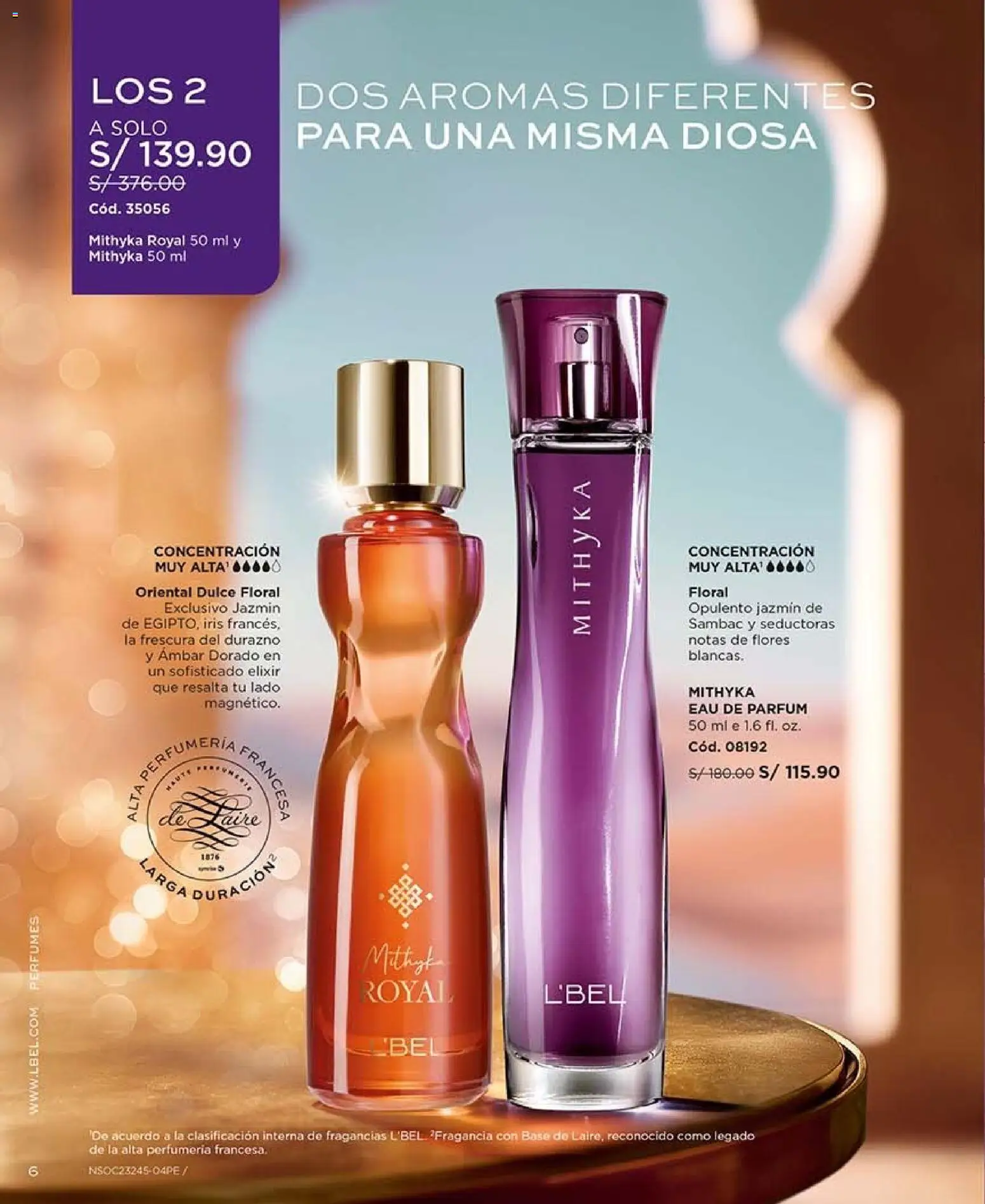 Catálogo L'Bel válido desde 03/10/2026 | Página: 6 | Productos: Perfumes, Flores, Fragancia