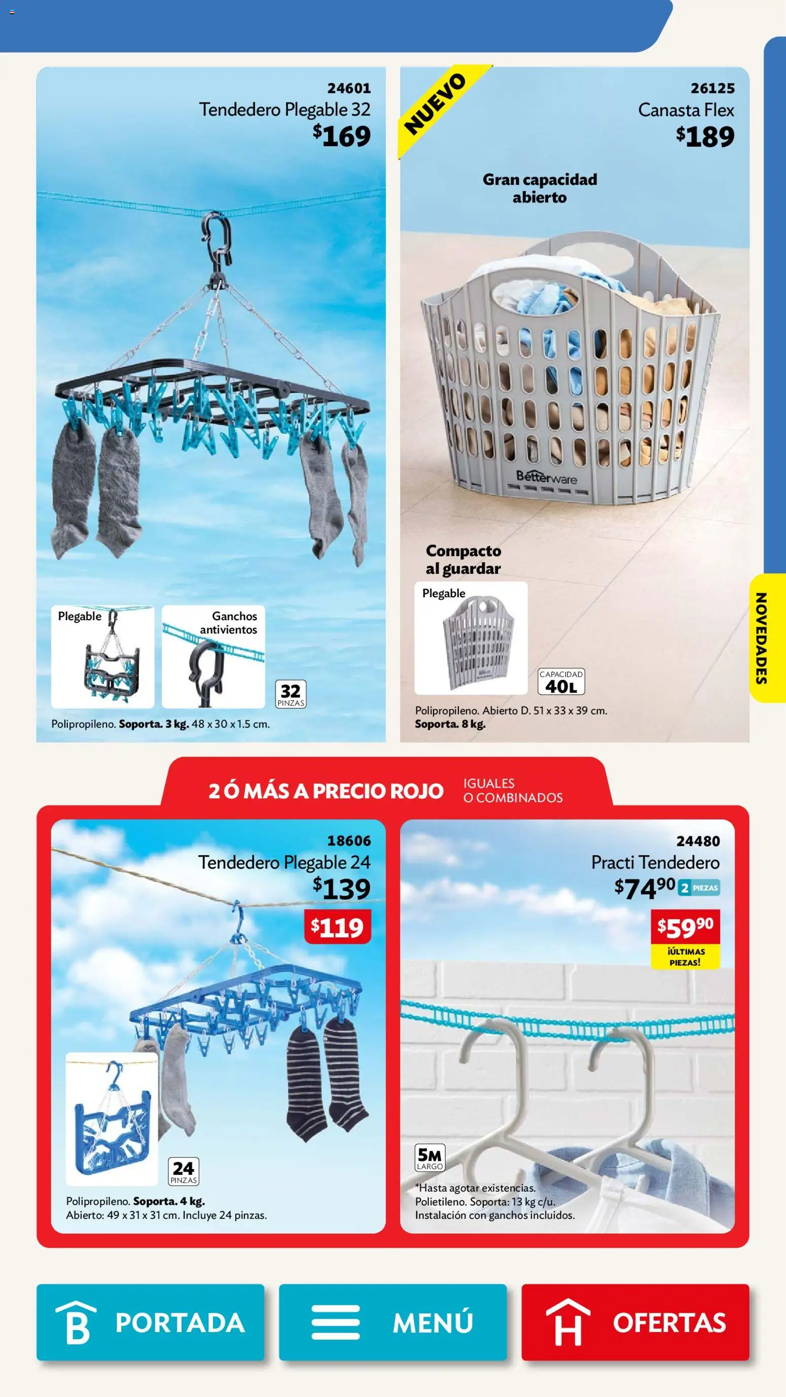 Nuevas ofertas de Betterware válidas en toda la República Mexicana desde el 01.06.2026. ¡Encuentra las mejores ofertas en Betterware campaña 6 2026! | Página: 98