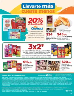 Vista previa de Chedraui folleto, nuevo folleto de la tienda, válido en México a partir del 17/08/2026 | Página: 16 | Productos: Flores, Crema, Manzanas, Gomitas