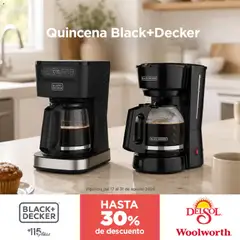 Vista previa de Del Sol y Woolworth katalog Quincena Black+Decker, nuevo folleto de la tienda, válido en México a partir del 17/08/2026
