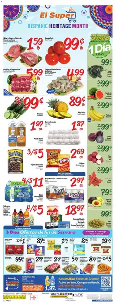 Preview of El Super weekly ads valid from 09/23/2026