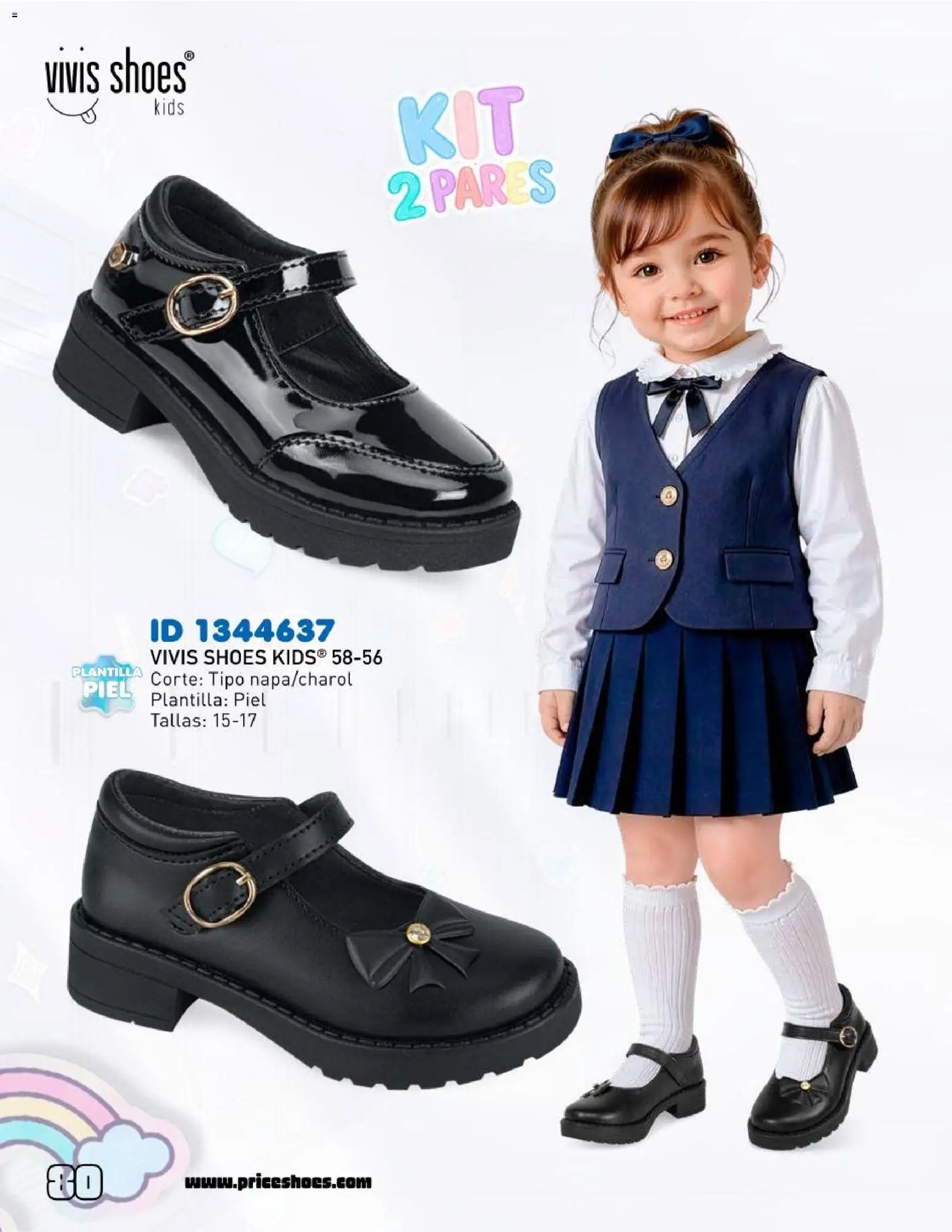 Nuevas ofertas de Price Shoes válidas en toda la República Mexicana desde el 12.06.2026. ¡Encuentra las mejores ofertas en Price Shoes catálogo Escolar! | Página: 80
