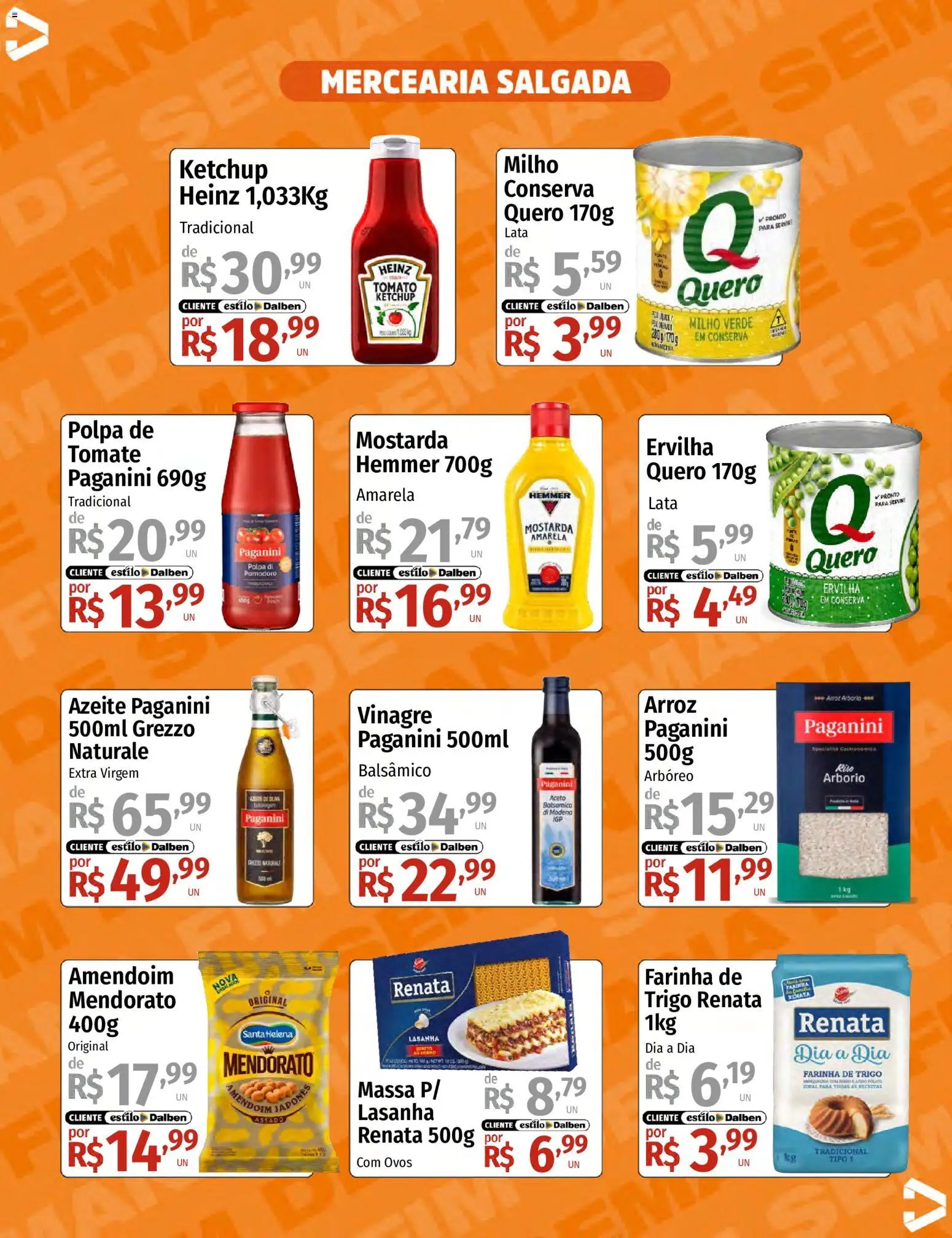 Supermercado Dalben Folheto - válido de 22.05.2026 | Página: 7 | Produtos: Amendoim, Ervilha, Ovos, Ketchup