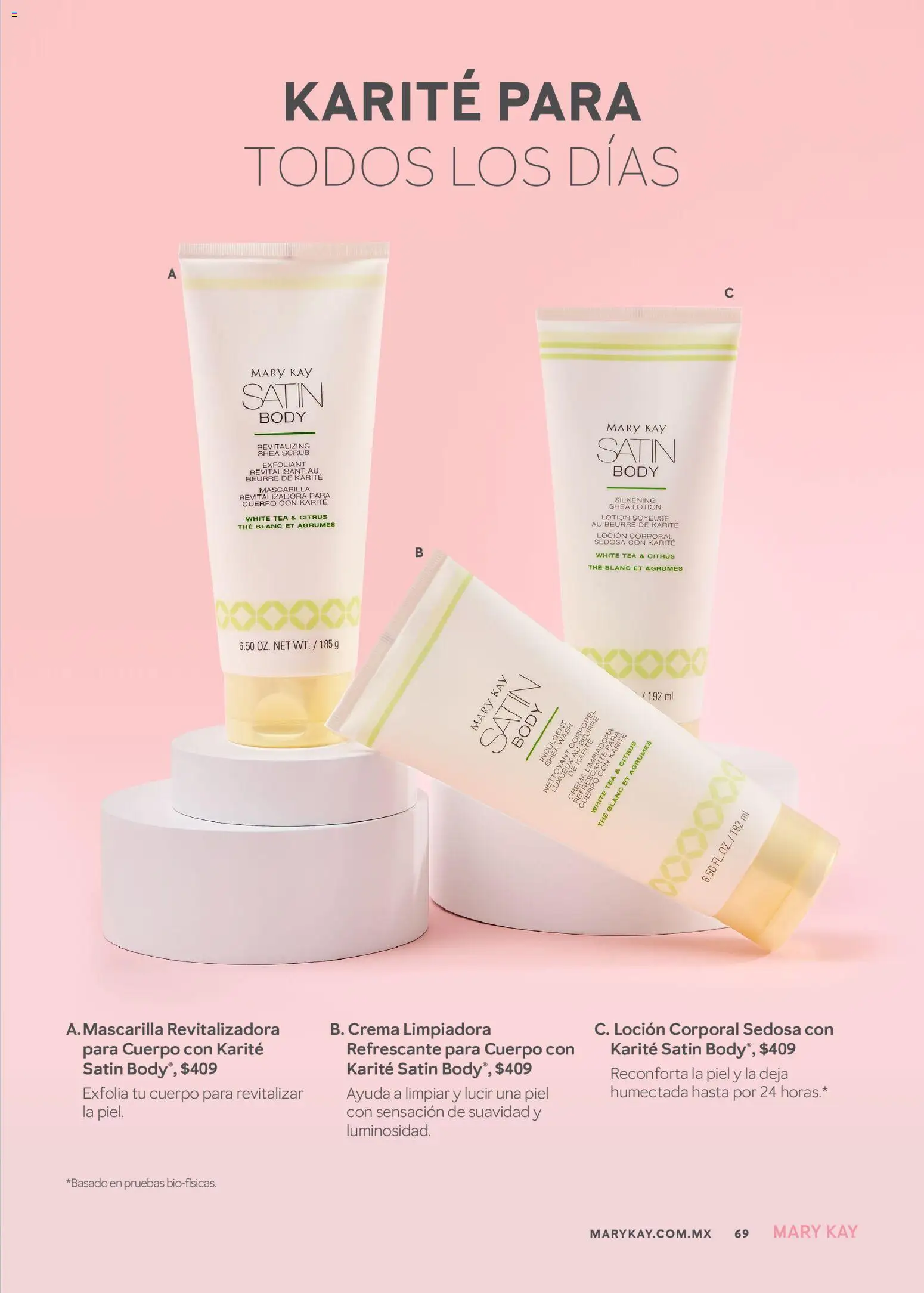 Nuevas ofertas de Mary Kay válidas en toda la República Mexicana desde el 01.04.2026. ¡Encuentra las mejores ofertas en Catálogo Mary Kay Abril 2026! | Página: 69 | Productos: Crema, Loción, Body, Mascarilla