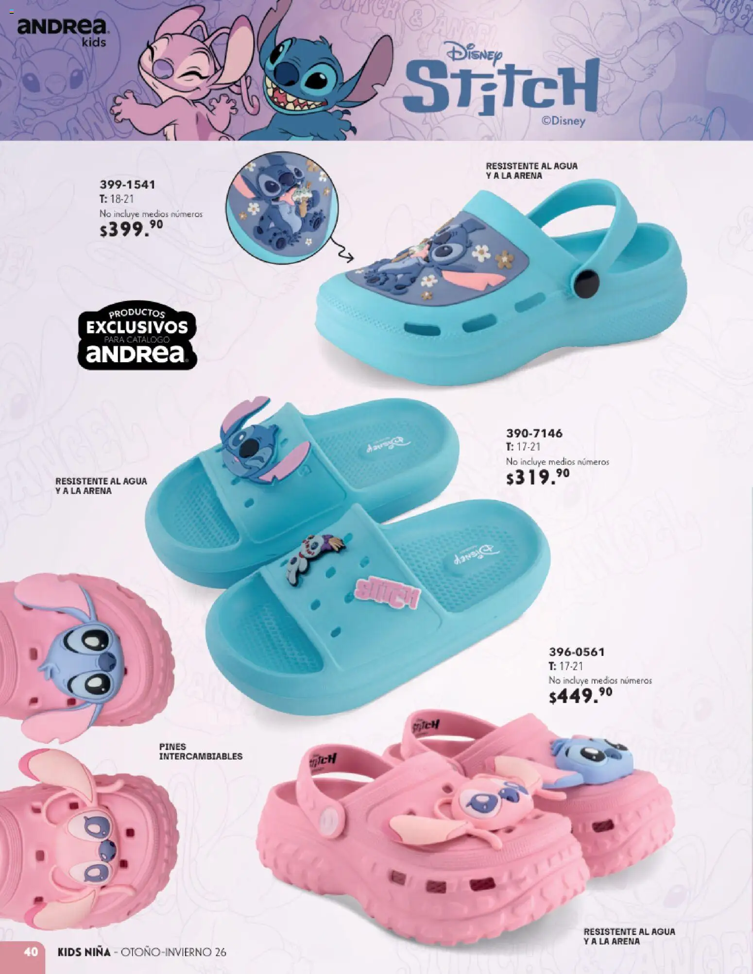 Nuevas ofertas de Andrea válidas en toda la República Mexicana desde el 23/08/2026. ¡Encuentra las mejores ofertas en Andrea catálogo Infantil! | Página: 40
