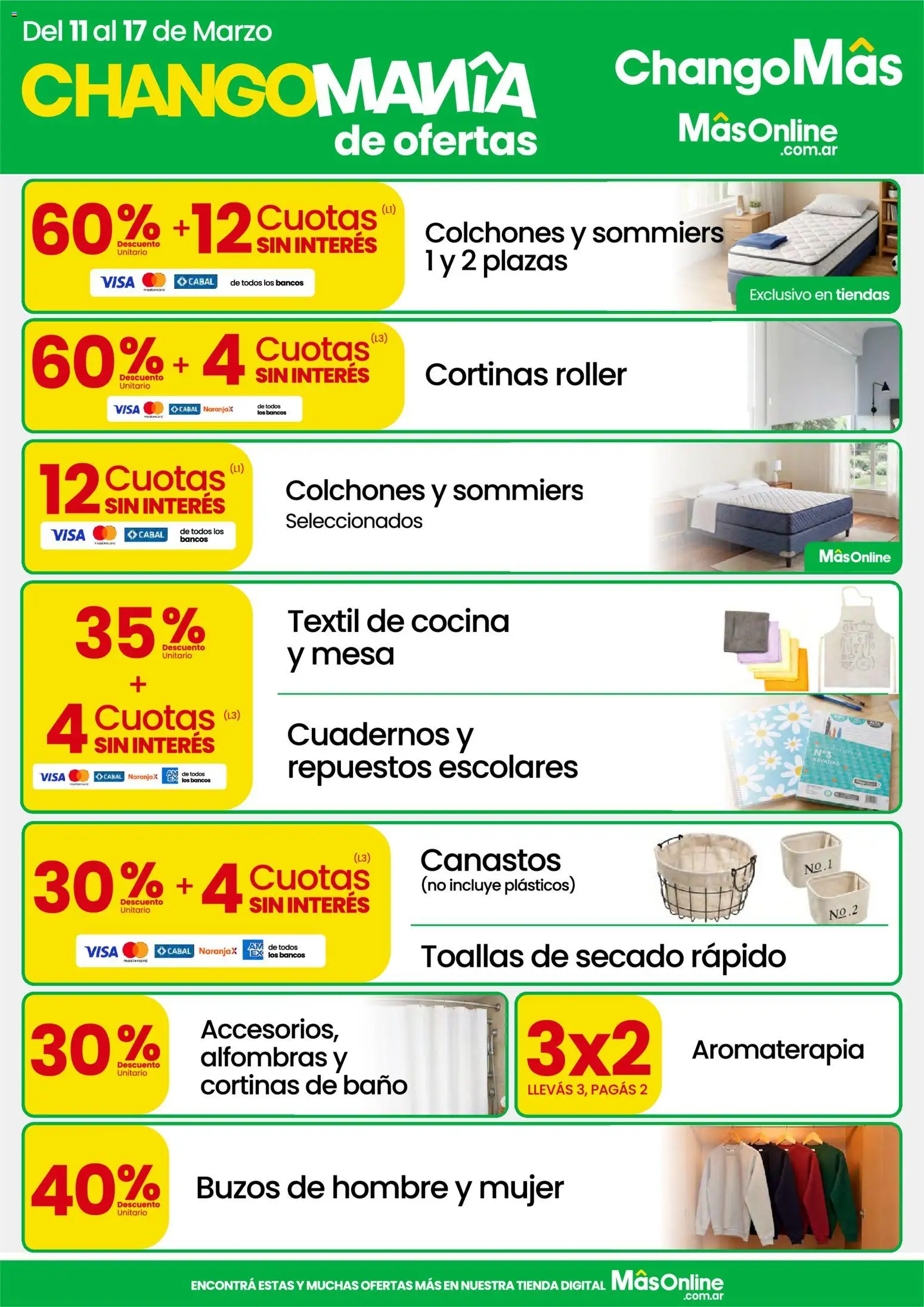 Punto Mayorista catálogo │ válido desde el 11.03.2026 | Página: 7 | Productos: Toallas, Cortinas, Mesa, Baño
