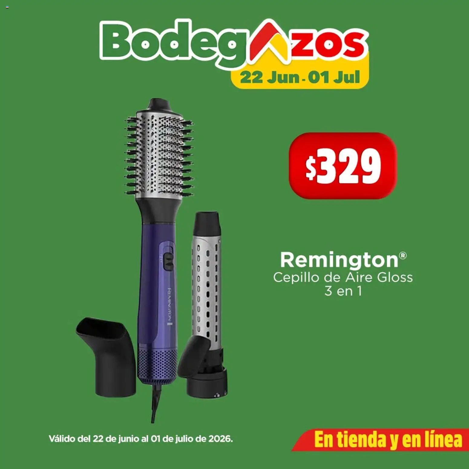 Nuevas ofertas de Bodega Aurrerá válidas en toda la República Mexicana desde el 22/06/2026. ¡Encuentra las mejores ofertas en Bodega Aurrerá folleto Tu rutina de belleza! | Página: 2 | Productos: Cepillo