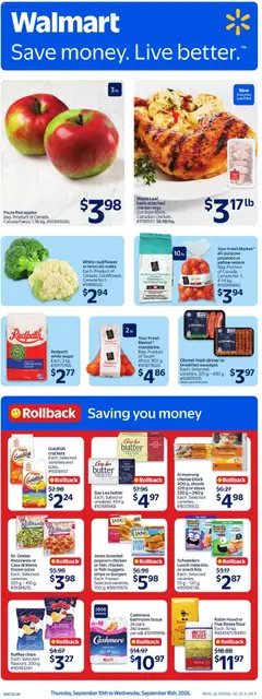 Preview of Walmart weekly flyer from shop Walmart valid from Sep 10, 2026