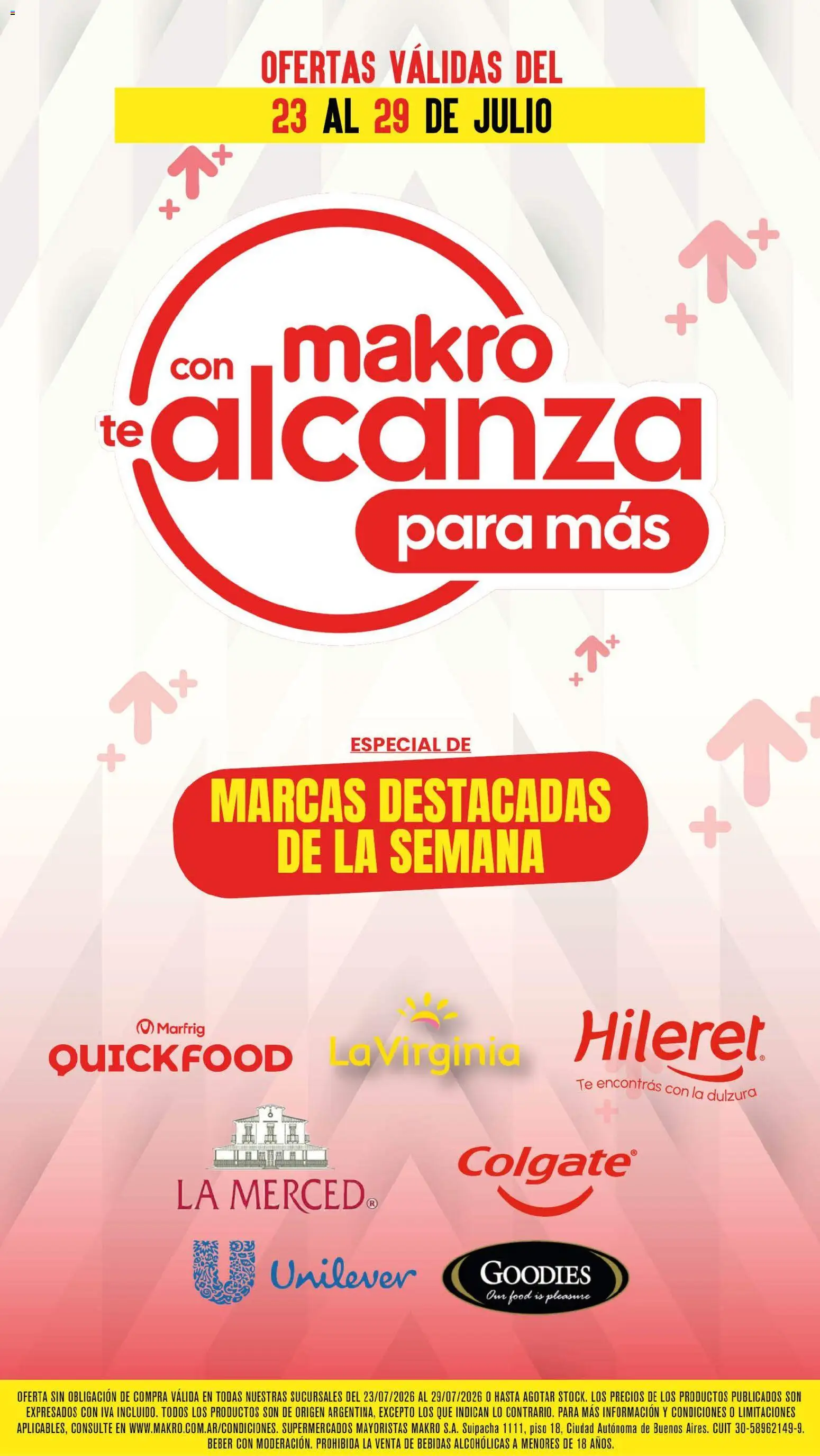 Makro makro alcanza │ válido desde el 23/07/2026 | Página: 1
