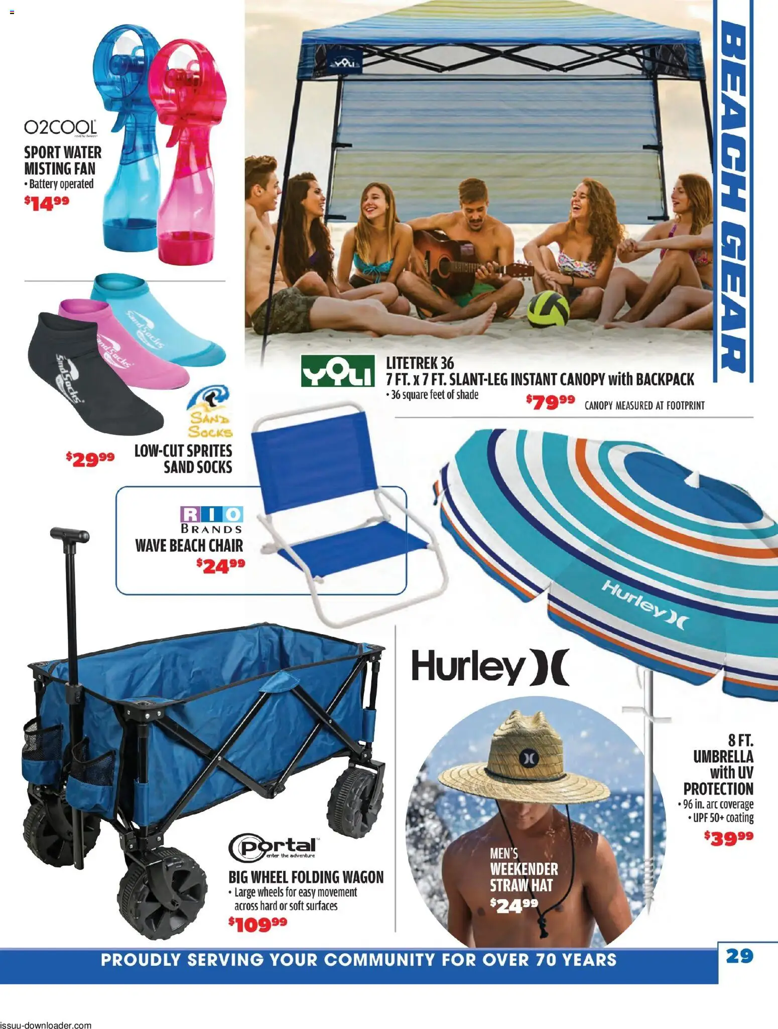 Big 5 Sporting Goods Summer Catalog - valid from 05/26/2026 | Page: 29 | Products: Socks, Water, Hat, Fan