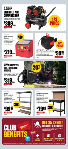 Preview of Supercheap Auto catalogue - valid from 22.04.2026 | Page: 18 | Products: Cabinet, Shelf, Powder, Bench