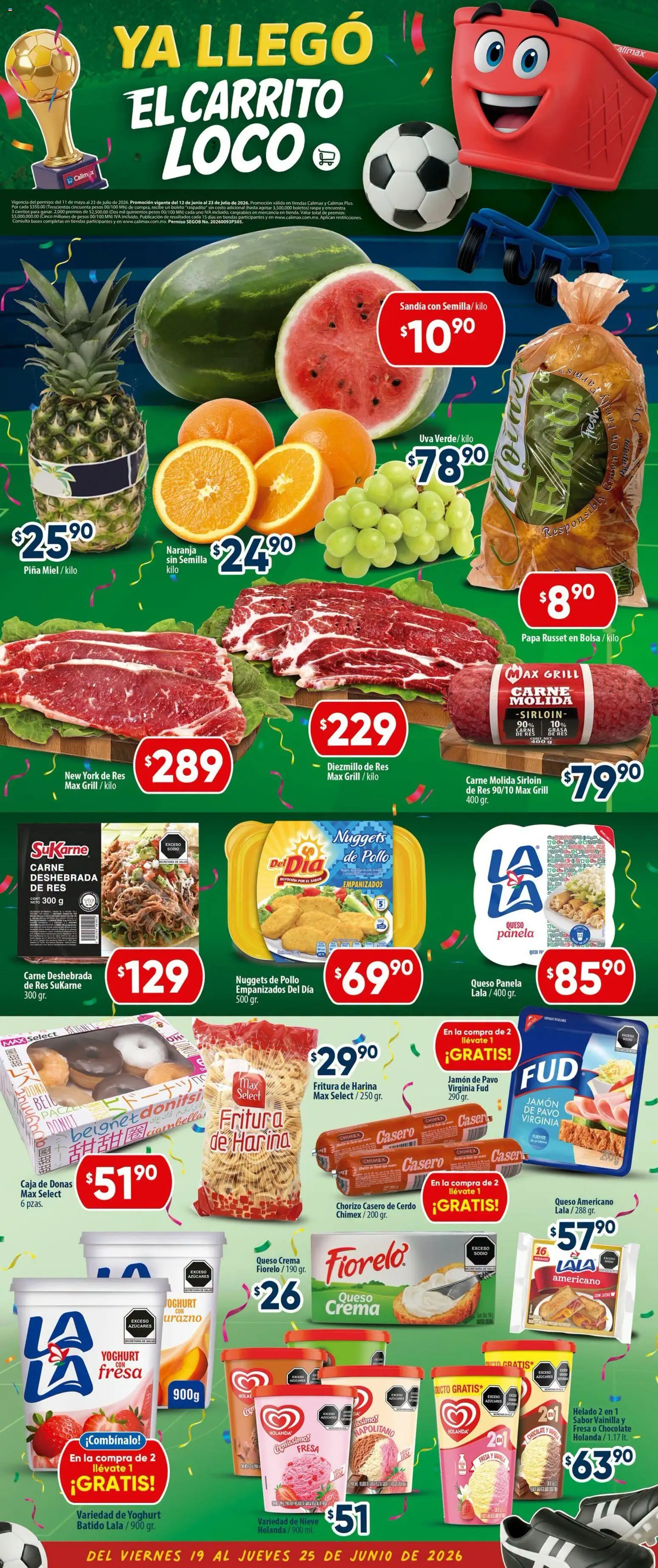 Nuevas ofertas de Calimax válidas en toda la República Mexicana desde el 19.06.2026. ¡Encuentra las mejores ofertas en Calimax folleto! | Página: 3