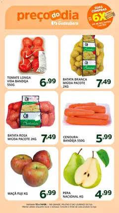 Supermercado Guanabara - Ofertas da semana - Pré-Visualização do folheto da loja Supermercado Guanabara, válido de 12.06.2026