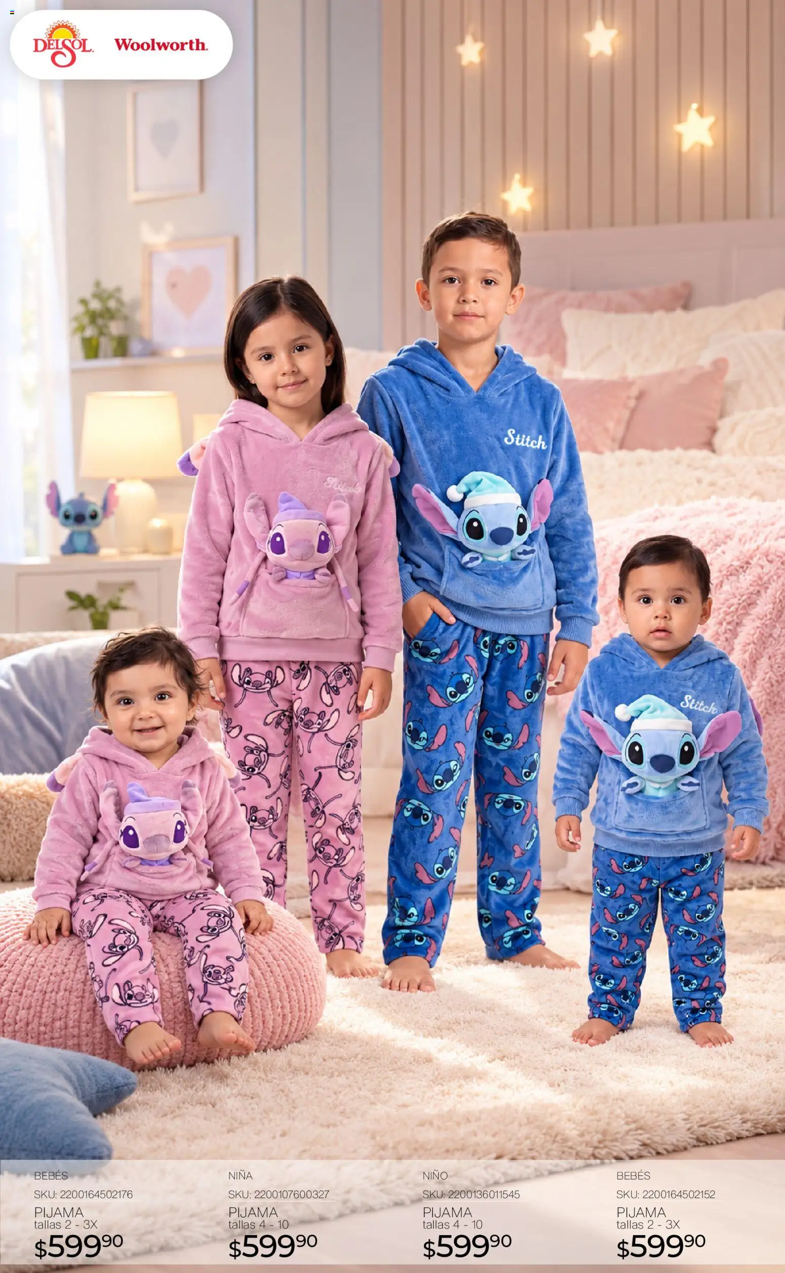 Nuevas ofertas de Del Sol y Woolworth válidas en toda la República Mexicana desde el 01/10/2026. ¡Encuentra las mejores ofertas en Del Sol y Woolworth catálogo Pijamas! | Página: 4