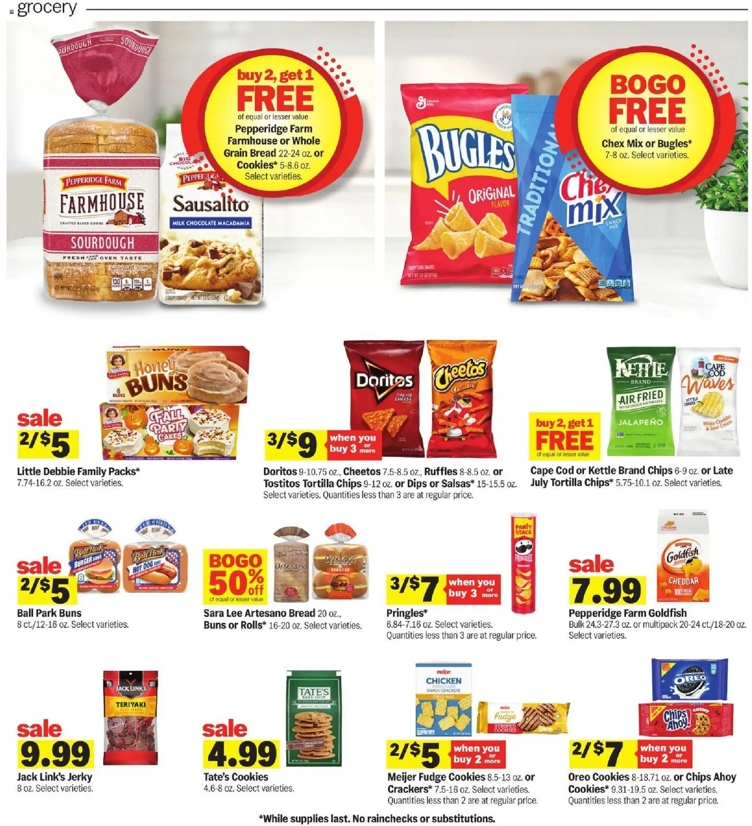 Meijer Weekly Ad - valid from 09/30/2026 | Page: 12 | Products: Crackers, Milk, Oven, Kettle
