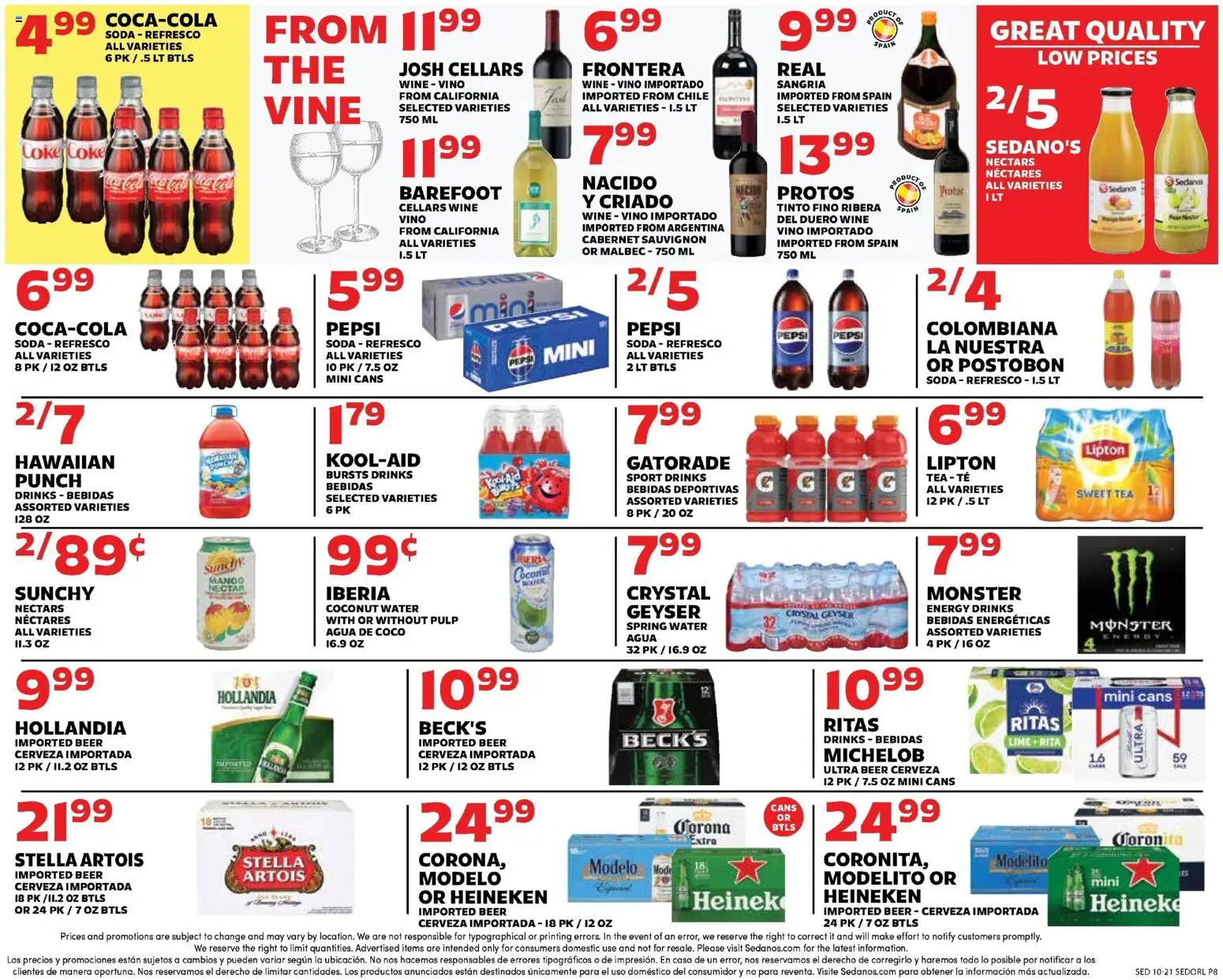 Sedano's Weekly Ad - valid from 10/21/2026 | Page: 8