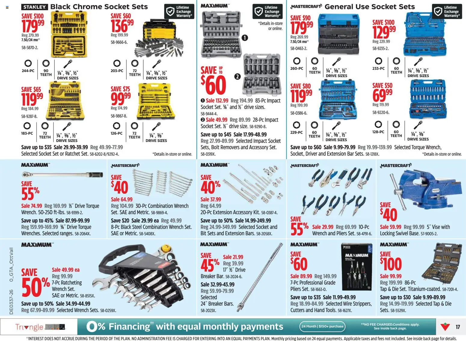 Canadian Tire flyer valid from Sep 10, 2026 | Page: 17 | Products: Socket