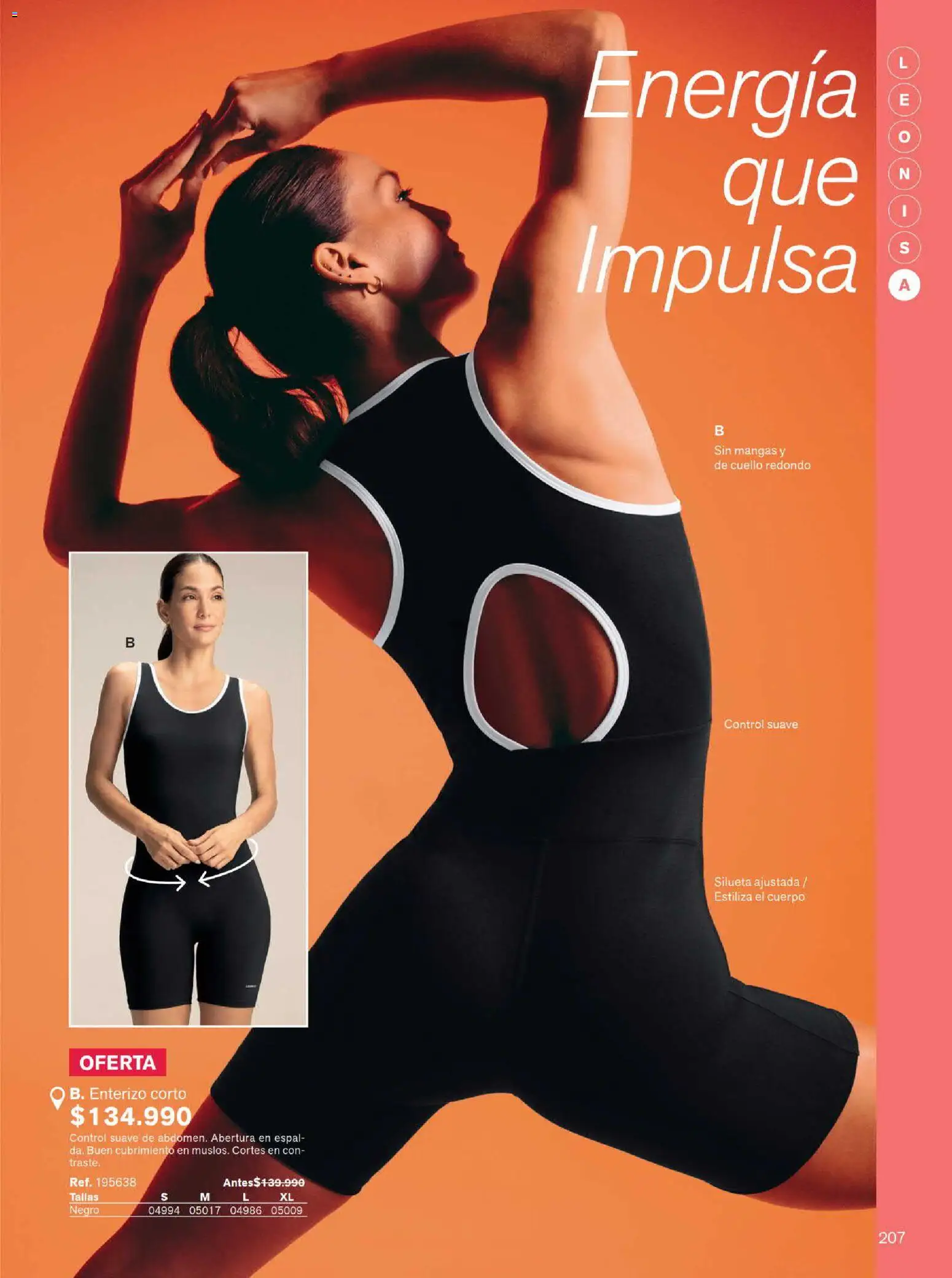 Leonisa revista - valida desde el 15/07/2026 | Página: 207 | Productos: Cuello, Enterizo