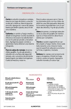 Vista previa de 2 tazas de lechuga, 2 cups lettuce, nuevo folleto de la tienda, válido en México a partir del 01/09/2026 | Página: 60 | Productos: Chile, Sal, Jugo de limón, Jugo