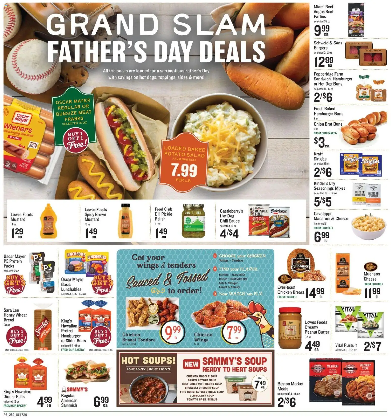 Lowes Foods Weekly Ad - GA - valid from 17.06.2026 | Page: 9 | Products: Vinegar, Cheese, Dill, Watch