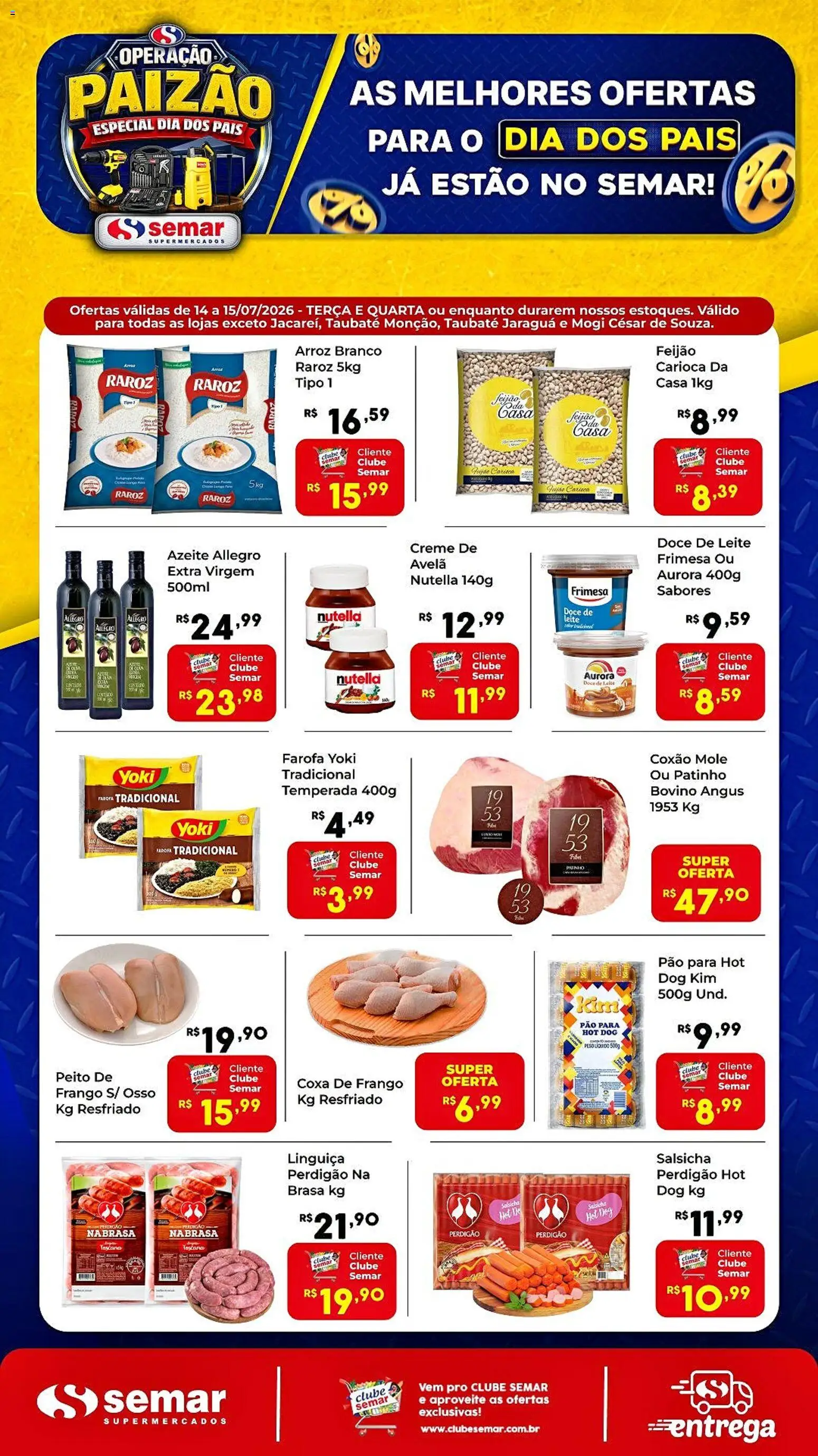 Semar Supermercado Folheto - válido de 14/07/2026 | Página: 1