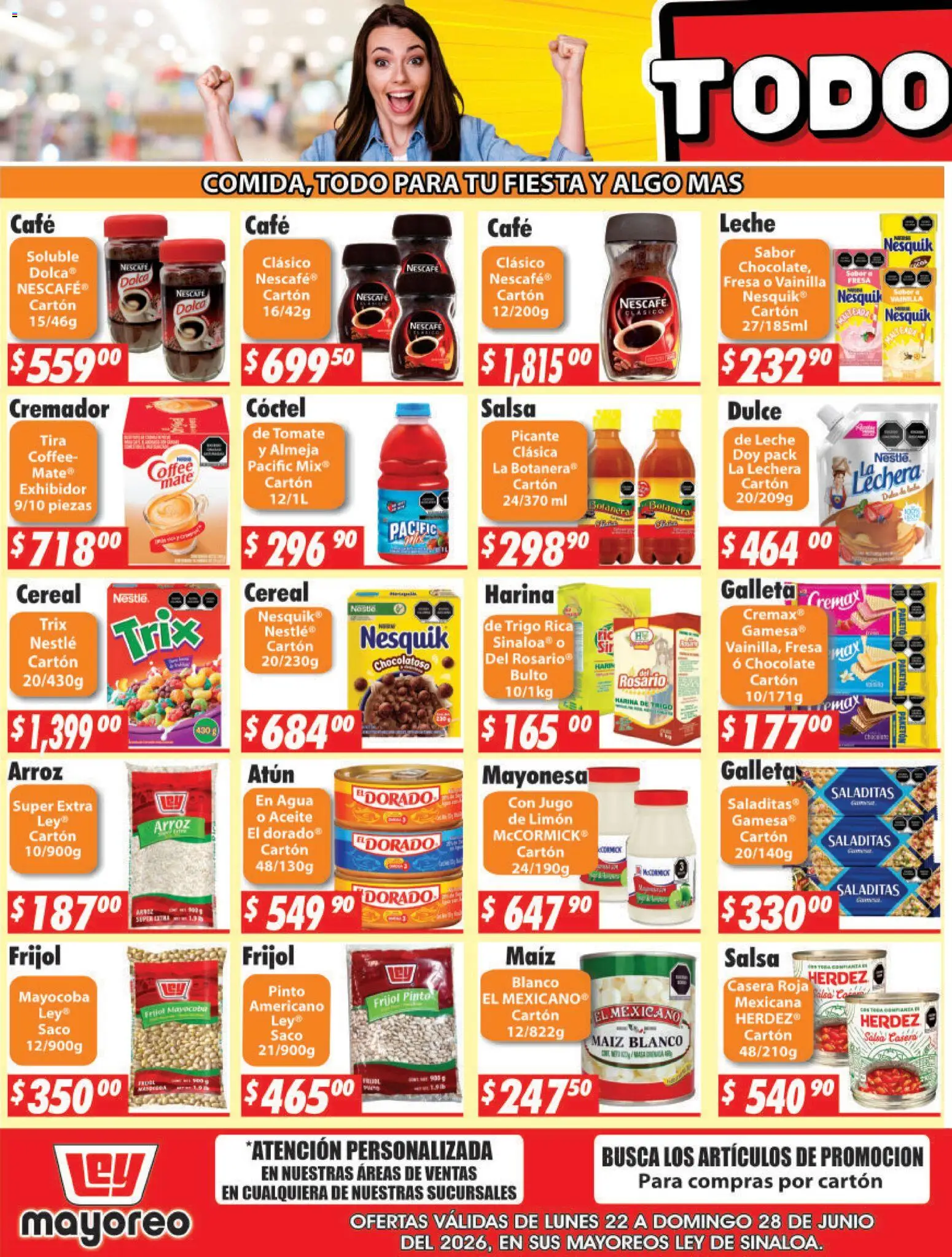 Nuevas ofertas de Casa Ley válidas en toda la República Mexicana desde el 22/06/2026. ¡Encuentra las mejores ofertas en Casa Ley folleto Sinaloa! | Página: 3