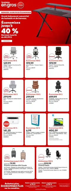 Preview of Staples circulaire from shop Staples valid from Oct 23, 2026