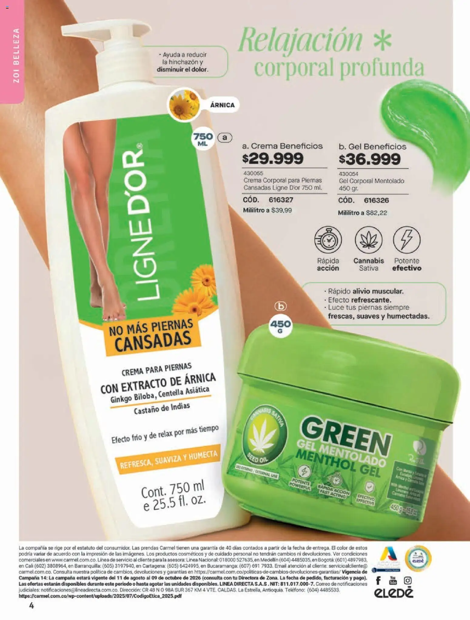 Pacifika revista - valida desde el 18/09/2026 | Página: 168 | Productos: Crema, Teléfono, Gel corporal